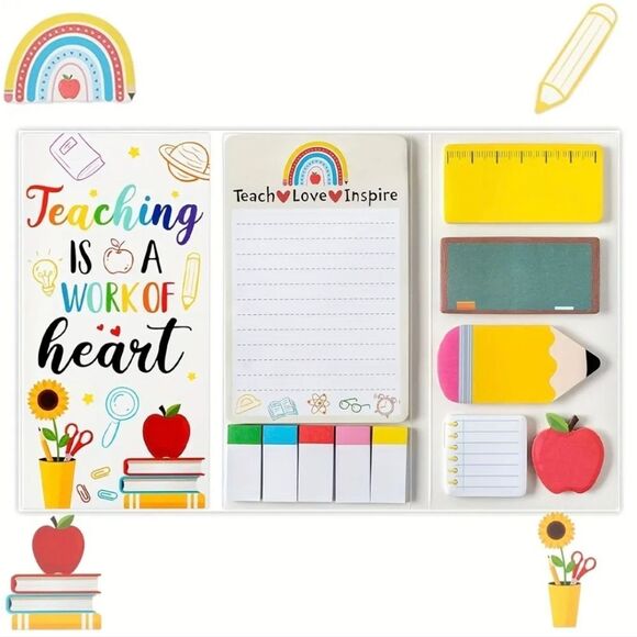 Teachers Book Sticky Note Folding Book - Picture 1 of 5